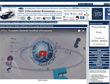 Tablet Screenshot of informatyka-biznesowa.eitca.pl
