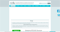 Desktop Screenshot of kluczowe-kompetencje.eitca.pl